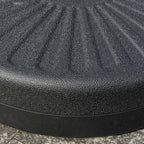 Garden Umbrella Base with Central Pole Φ3.8cm and 4.8cm, Black HDPE - Borge' Group Limited