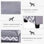 Sofa Lounge Chair Dog Pets Load Capacity 15kg 73.5×41×33cm - Borge' Group Limited