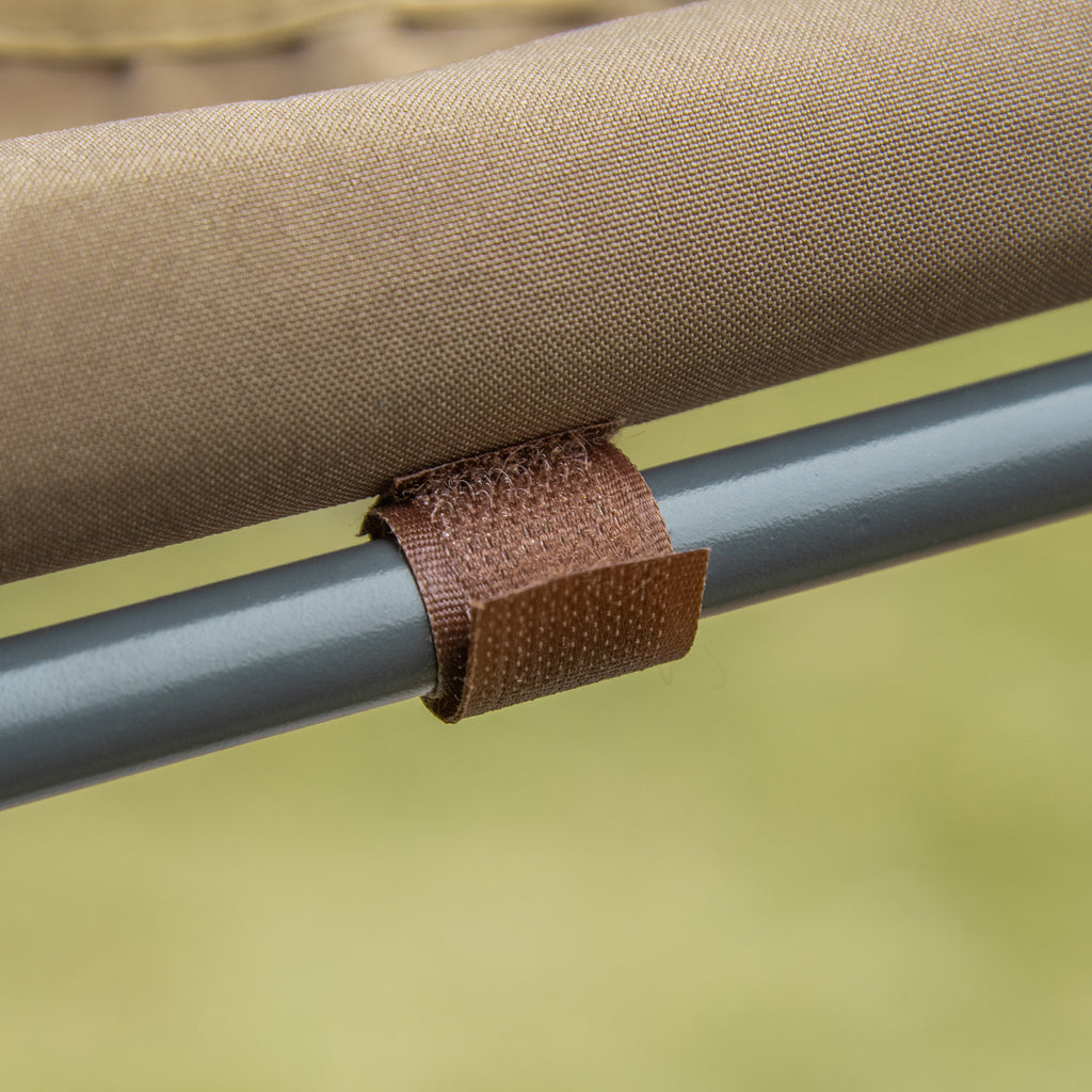 2-Seater Double Sun Lounger with Adjustable Sunshade for Outdoor and Garden 200x175x134cm Brown