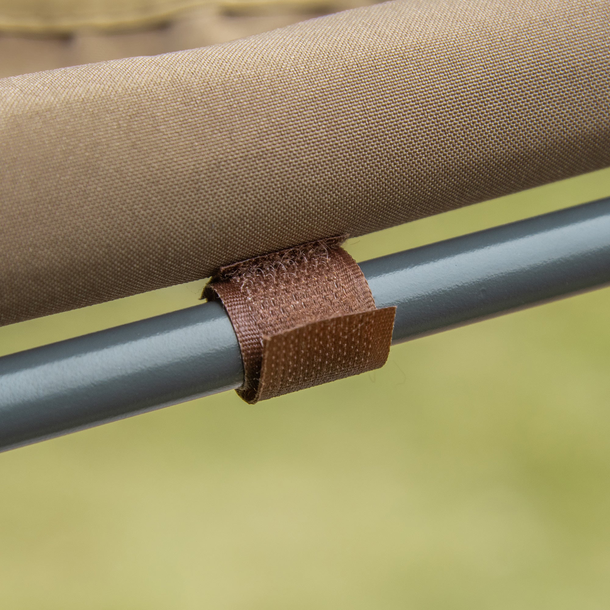 2-Seater Double Sun Lounger with Adjustable Sunshade for Outdoor and Garden 200x175x134cm Brown