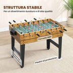 13-in-1 Game Table with Foosball, Ping Pong, Air Hockey, Pool Table, Chess and More, Walnut
