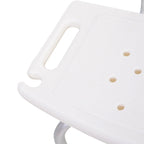 Shower Seat with Backrest Bath Aid, Shower Chair Height Adjustable 8 Positions Non-Slip