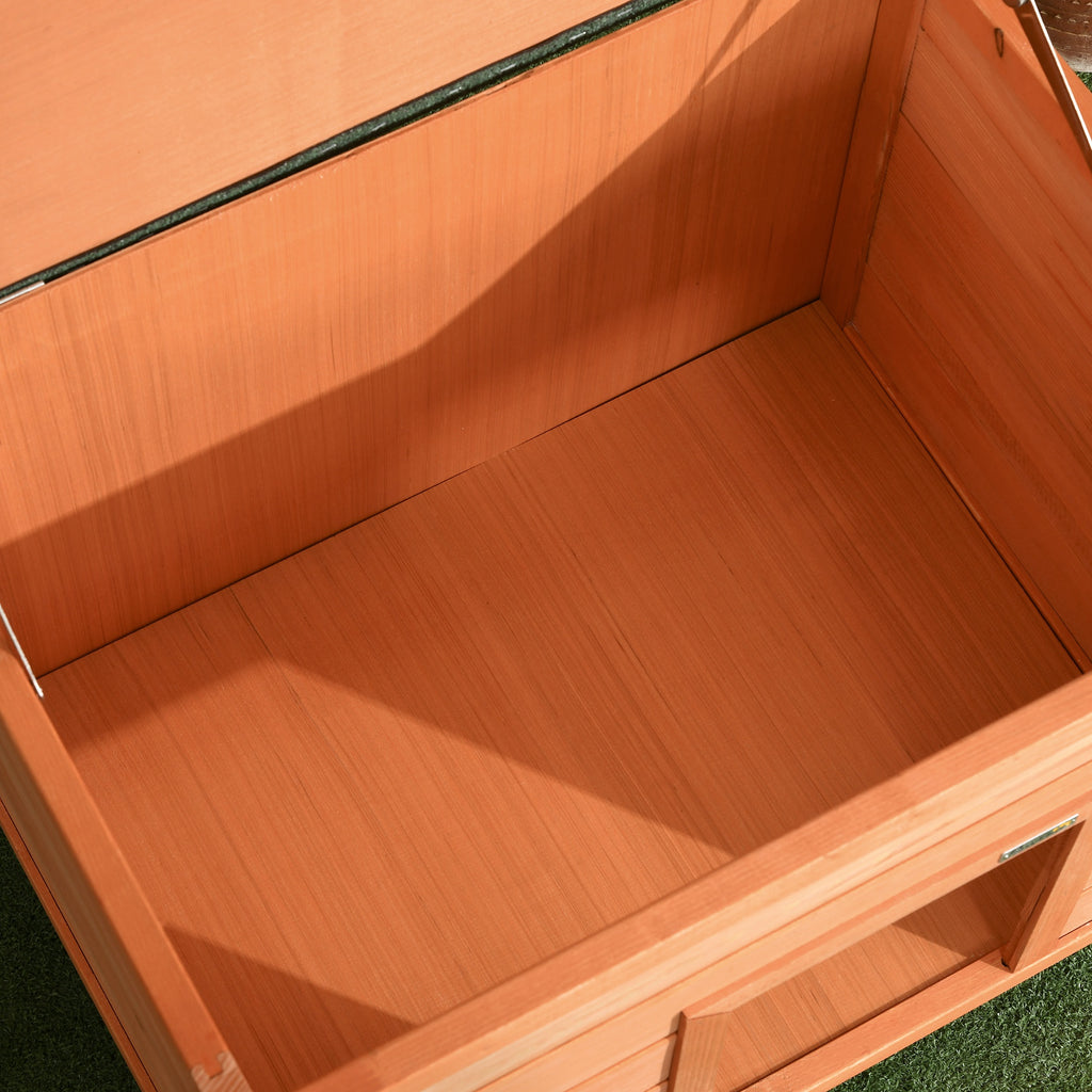 Waterproof Outdoor Dog Kennel Made of Fir Wood, 82 x 58 x 58cm