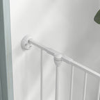 PAWHUT DOG CANCELLINE Folding and modular medium size in metal and plastic, 123x102x90 cm, white - Borgè