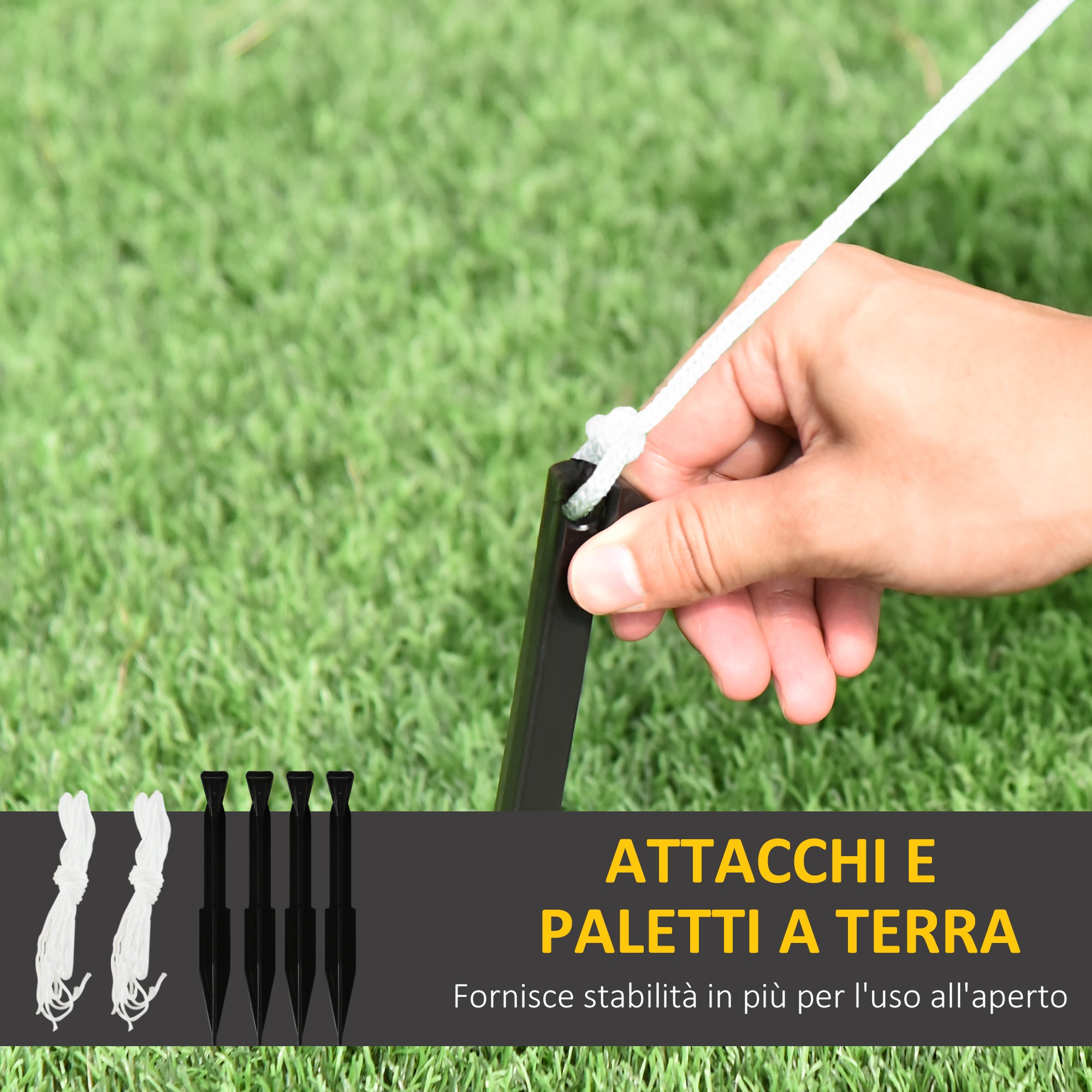 Inflatable Santa Claus with Gift, 3 LED Lights and Inflator Included, 77x68x184cm