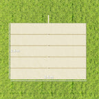 Outsunny Replacement Canopy for 3x4m Garden Gazebo Pergola in Polyester, Cream