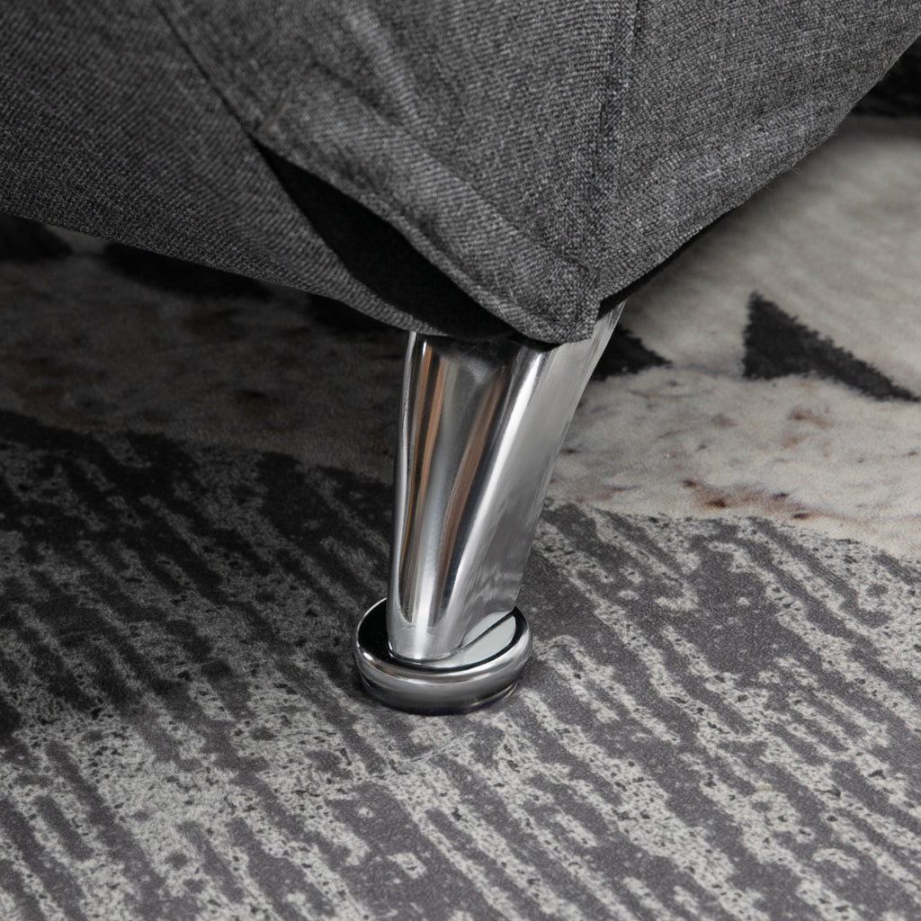 Massage Chair with 8 Vibration Points and Heating, 5 Modes, Timer and Remote Control, Grey