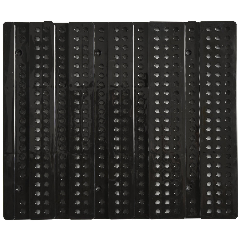 Tool Organizer with 30 Adjustable and Removable Bins, Wall Mounted, PP, Red Grey Black, 37.5x18x63cm
