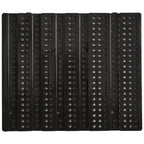 Tool Organizer with 30 Adjustable and Removable Bins, Wall Mounted, PP, Red Grey Black, 37.5x18x63cm