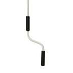Outdoor Awning with Crank Arms, 350x250 cm, Grey