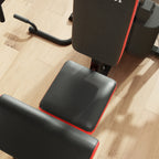 SPORTNOW Multifunctional Fitness Station for Body Training, Made of Steel and PU, 225x175x200 cm, Black