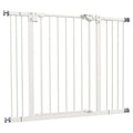 PawHut Adjustable Dog Gate up to 100 cm without Screws with 2 Extensions and Height 72 cm, White - Borgè