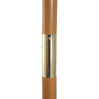 3x2.5 m Garden Umbrella with 8-Ribbed Wooden Pole, Made of Bamboo, Wood and Polyester, White - Borge' Group Limited