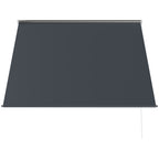 Outsunny Awning with Arms with Manual Opening, Inclination and UV30+ Protection, 150x120 cm, Gray - Borgè