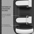 SPORTNOW Padded Boxing and Muay Thai Arm Pad, in PU and EPE, 38x20x18 cm, Black