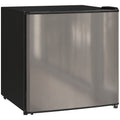 46L Mini Refrigerator with Ice Cube Tray, Reversible Door, Adjustable Temperature, Silver