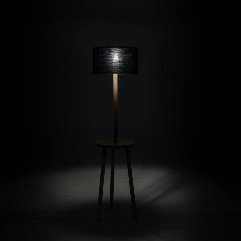 GILJAN | Luxury Ground Lamp Shade with USB and Wireless Phone Charging - Borgè