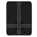 Garden Umbrella Base Fillable with Water and Sand 70-90 kg, Wheels and Handle in HDPE, 80x60 cm, Black