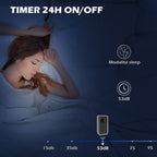 HOMCOM Portable Air Conditioner 950W with 5 Modes and 3 Speeds, in ABS Plastic and Steel, 33x28x70.4 cm, Black - Borgè