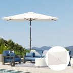 Replacement Cover for Rectangular Umbrella 3x2 m with 6 Ribs, Anti-UV 50+ Polyester, Beige
