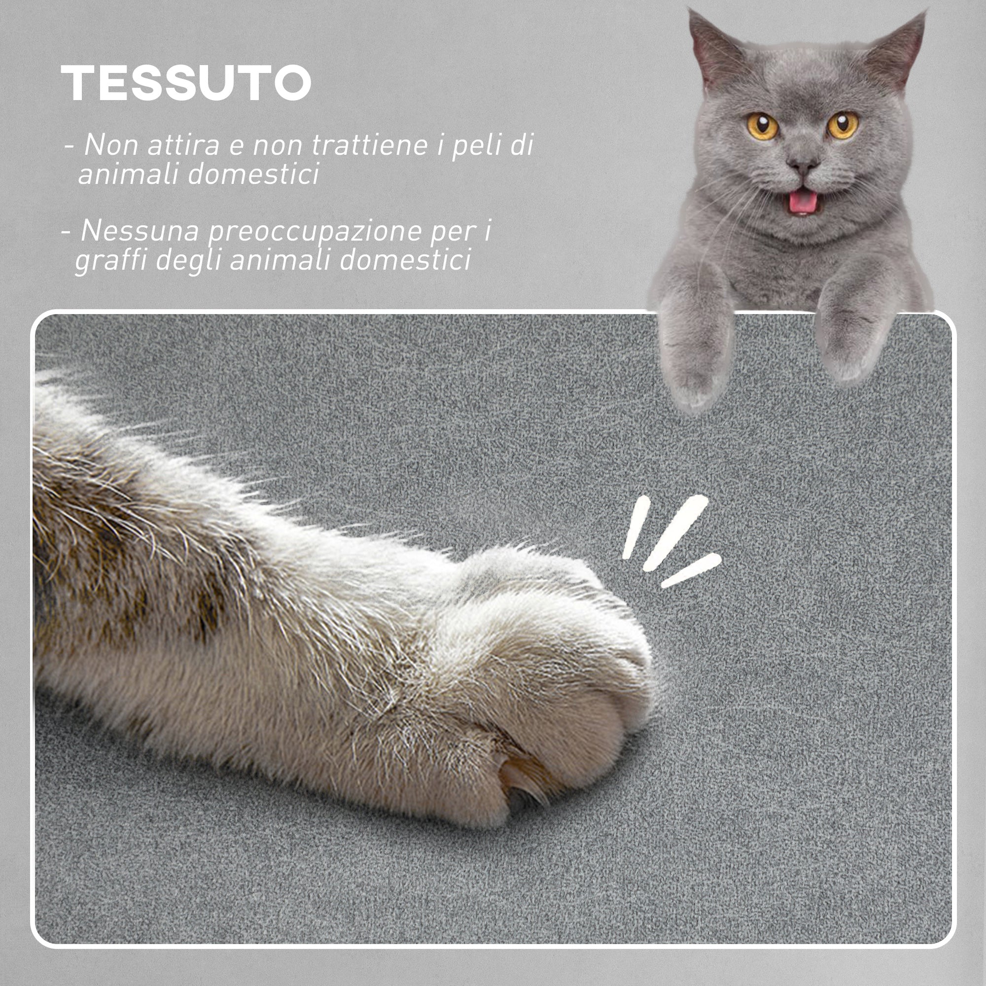 Recliner Chair with 8 Massage Points and 5 Modes, Footrest, Heating, Velvet Fabric, Grey