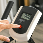 SPORTNOW Home Exercise Bike with Adjustable Handlebar and Saddle and LCD Monitor, in Steel and ABS, 118x50x105-115 cm, Blue