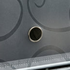 Space-Saving Modular Shoe Rack, 12 Cubes 45x35x16 cm in Steel and PP, Black and White