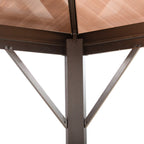 3.6x3m Garden Gazebo with Opening Polycarbonate Roof and Aluminum Frame