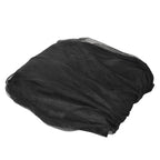 Mosquito Net for Umbrella 3x3 m Adjustable Dense Mesh with Zipper Opening, Black - Borgè