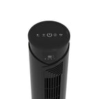 45W Tower Fan with 4 Modes and 3 Speeds with 12h Timer, in ABS, Ø31.5x93 cm, Black - Borgè
