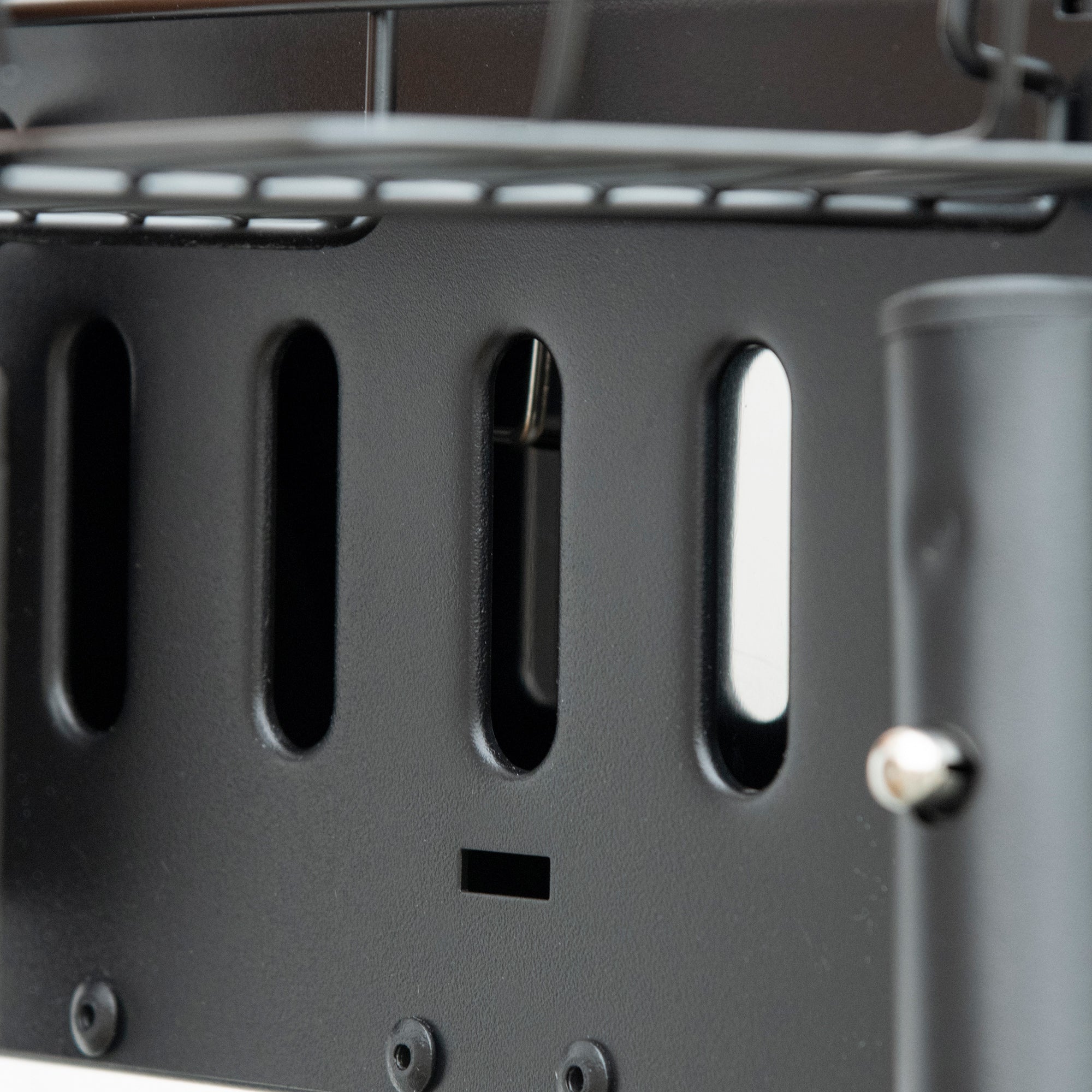 Charcoal Barbecue with 2 Grills and Side Baskets, 94x39x70cm, Black