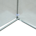 Outsunny garden greenhouse tunnel in pe with iron tubes, 4.5x3m, white - Borgè