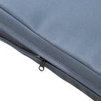 4-Piece Outdoor Lounge Set with 2 Chairs, Sofa and Coffee Table, Garden Furniture in Rattan and Black Steel - Borge' Group Limited