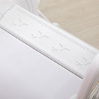 Children's Slide 18-36 Months in PE and PP with Space Theme with Non-Slip Stairs, 157x46.5x80 cm, Grey and White