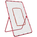 SPORTNOW Portable Baseball Rebound Net with 4 Adjustable Angles.