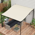 Outsunny spare sheet for garden pergola 2.5x3 m with 8 drainage holes, in polyester, 297x243 cm, beige - Borgè