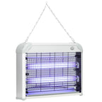 20W UV LED Mosquito Insect Zapper with Removable Tray, ABS and Metal, 39x8x28cm