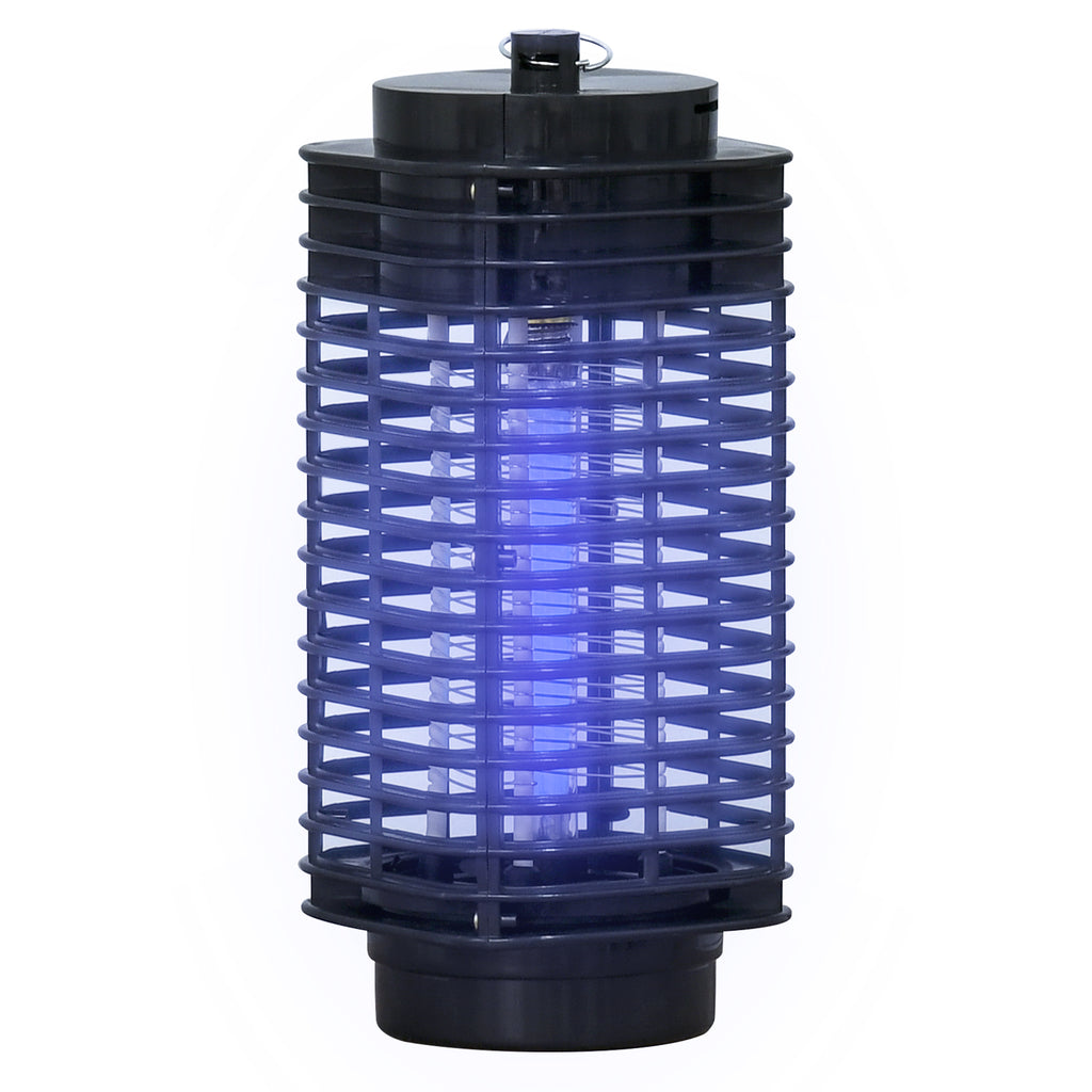 Mosquito Killer Lamp with UV Light for Indoor and Outdoor Use, 11x11x26 cm, Black