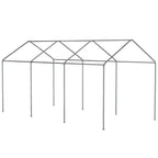 Steel and PE Garden Tent for Small and Medium Cars, 600x295x265-310 cm, Beige - Borge' Group Limited