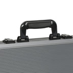 10 Player Poker Set with 400 Chips, 2 Decks of Cards, 5 Dice, Mat and Grey Case