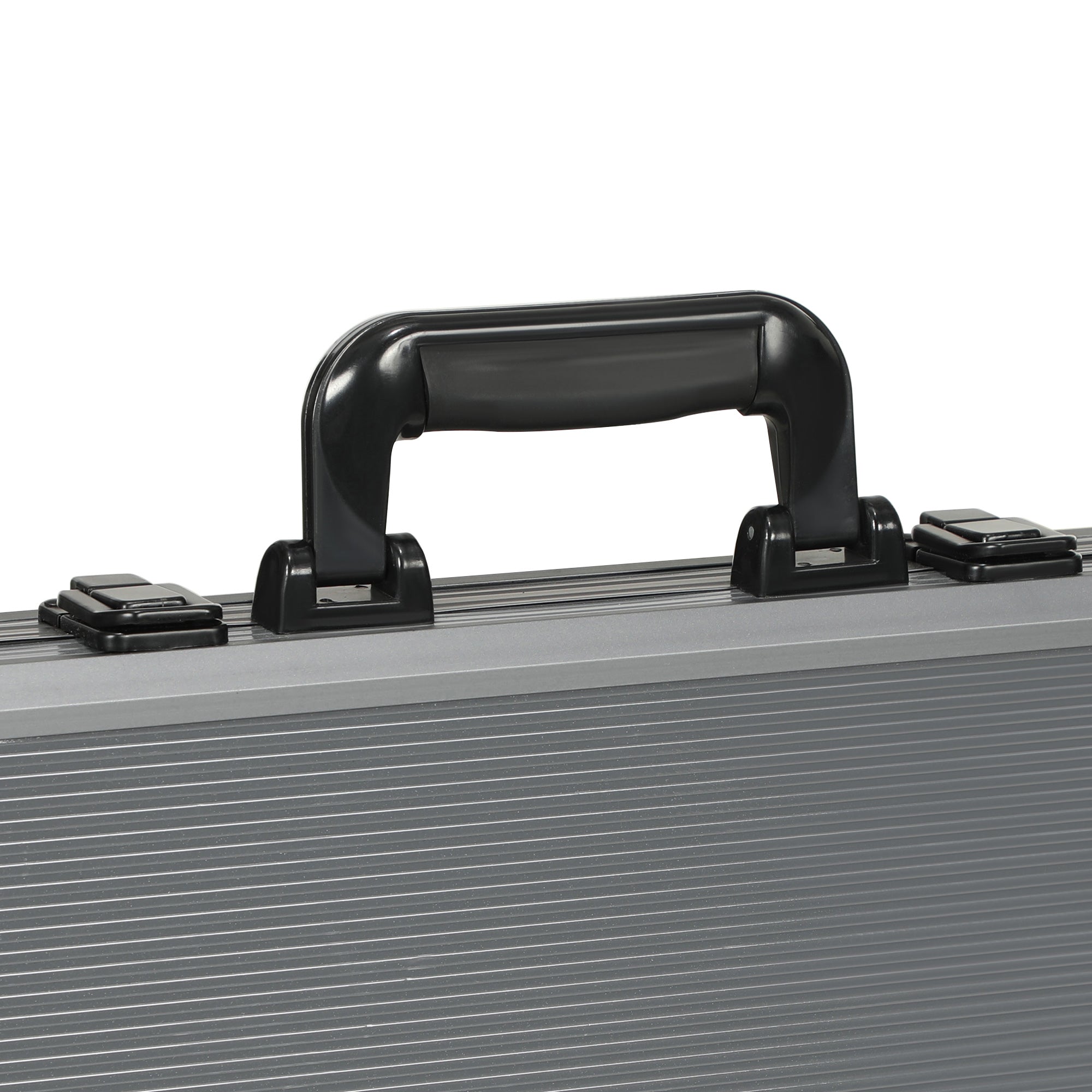 10 Player Poker Set with 400 Chips, 2 Decks of Cards, 5 Dice, Mat and Grey Case