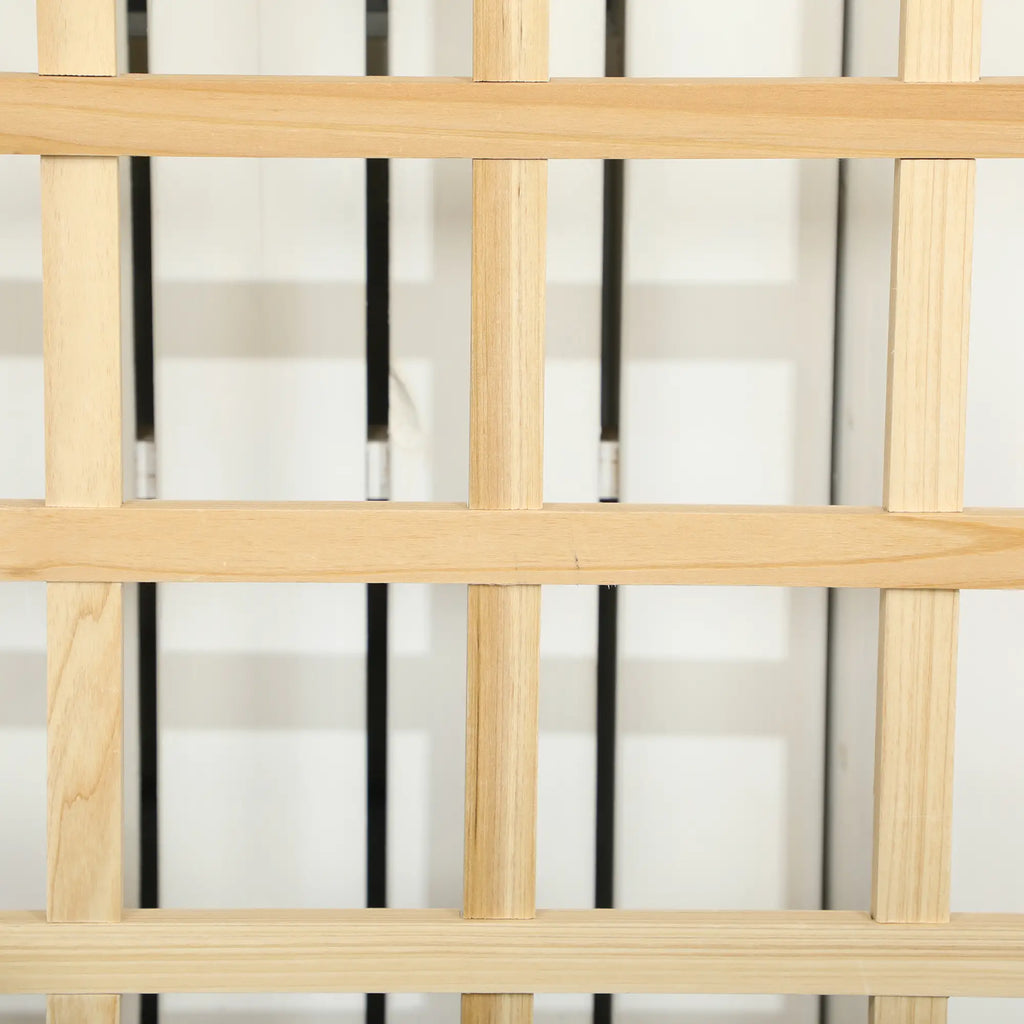 Outdoor Planter in Fir Wood with Trellis and Drainage Holes, 90x43x150 cm - Borge' Group Limited