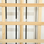 Outdoor Planter in Fir Wood with Trellis and Drainage Holes, 90x43x150 cm - Borge' Group Limited