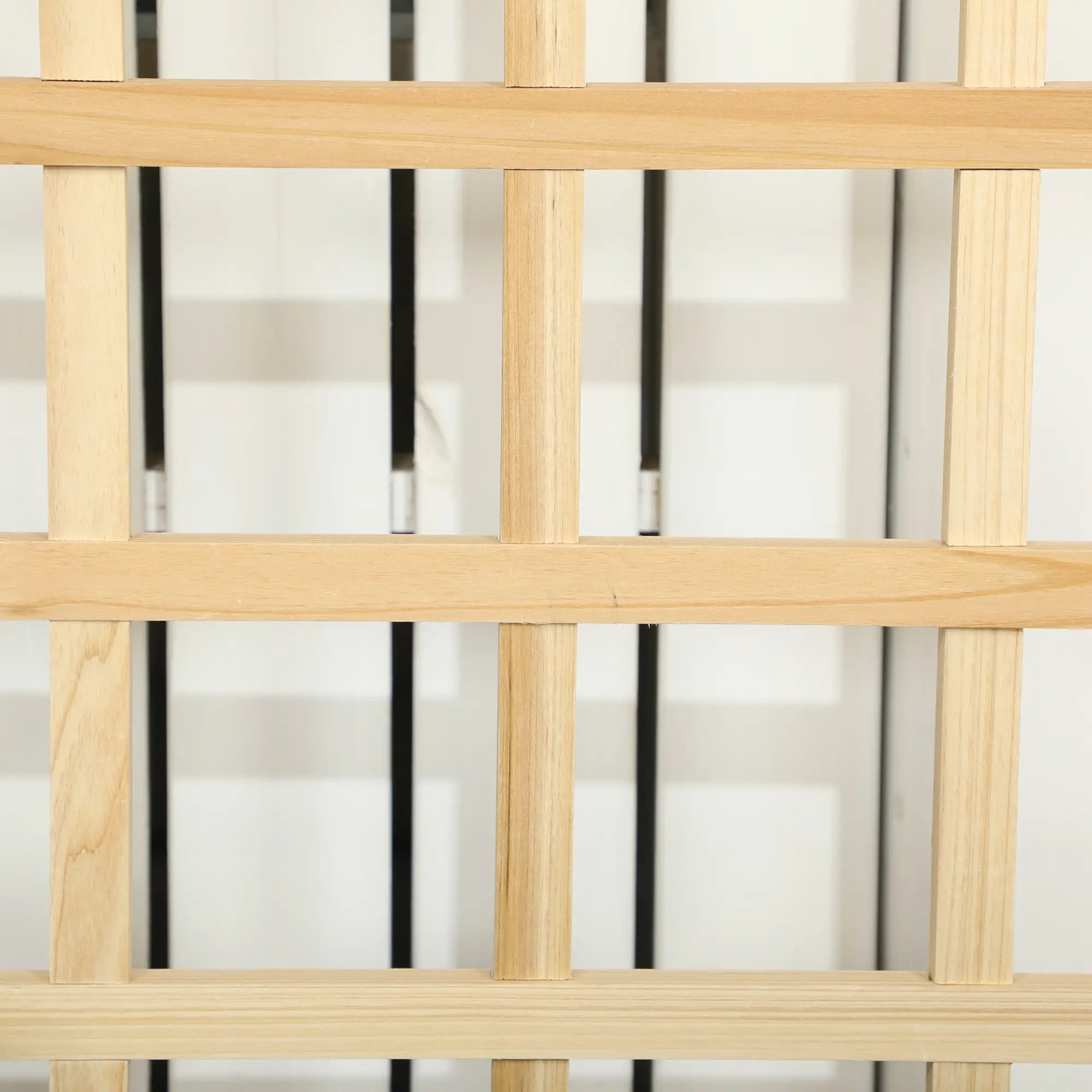 Outdoor Planter in Fir Wood with Trellis and Drainage Holes, 90x43x150 cm - Borge' Group Limited