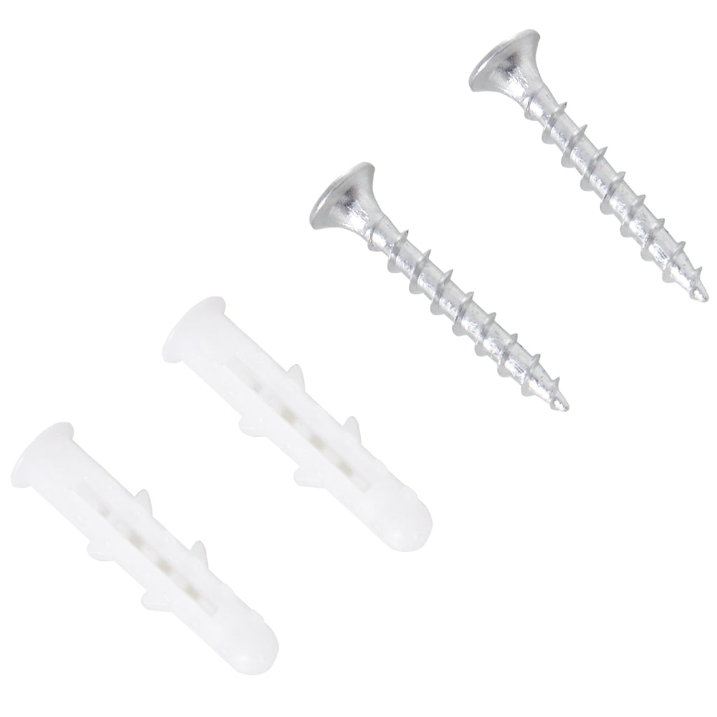 4-Tier Wall-Mounted Bookcase, White, Waterproof, Max Load 30kg (59cm x 12cm x 113cm)