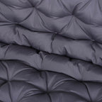 Outsunny 2-Seater Garden Cushion with Backrest for Benches and Swings, 132x110x10 cm, Dark Grey