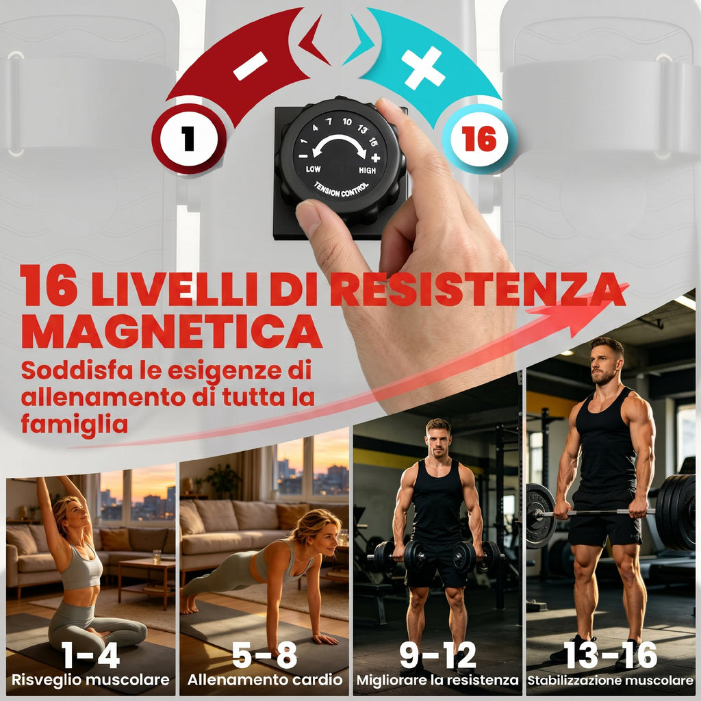 SPORTNOW Home Rowing Machine: 16 Resistance Levels, Bluetooth, APP Compatible.