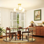 Vintage Ceiling Lamp with 3 Light Points, G9 Sockets, 42x42x26.5 cm, Gold