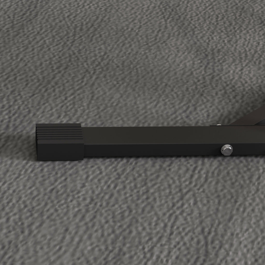 SPORTNOW Adjustable Height Punching Bag Support with 6 Steel Reinforcement Bars, 160x145x175-220 cm, Black