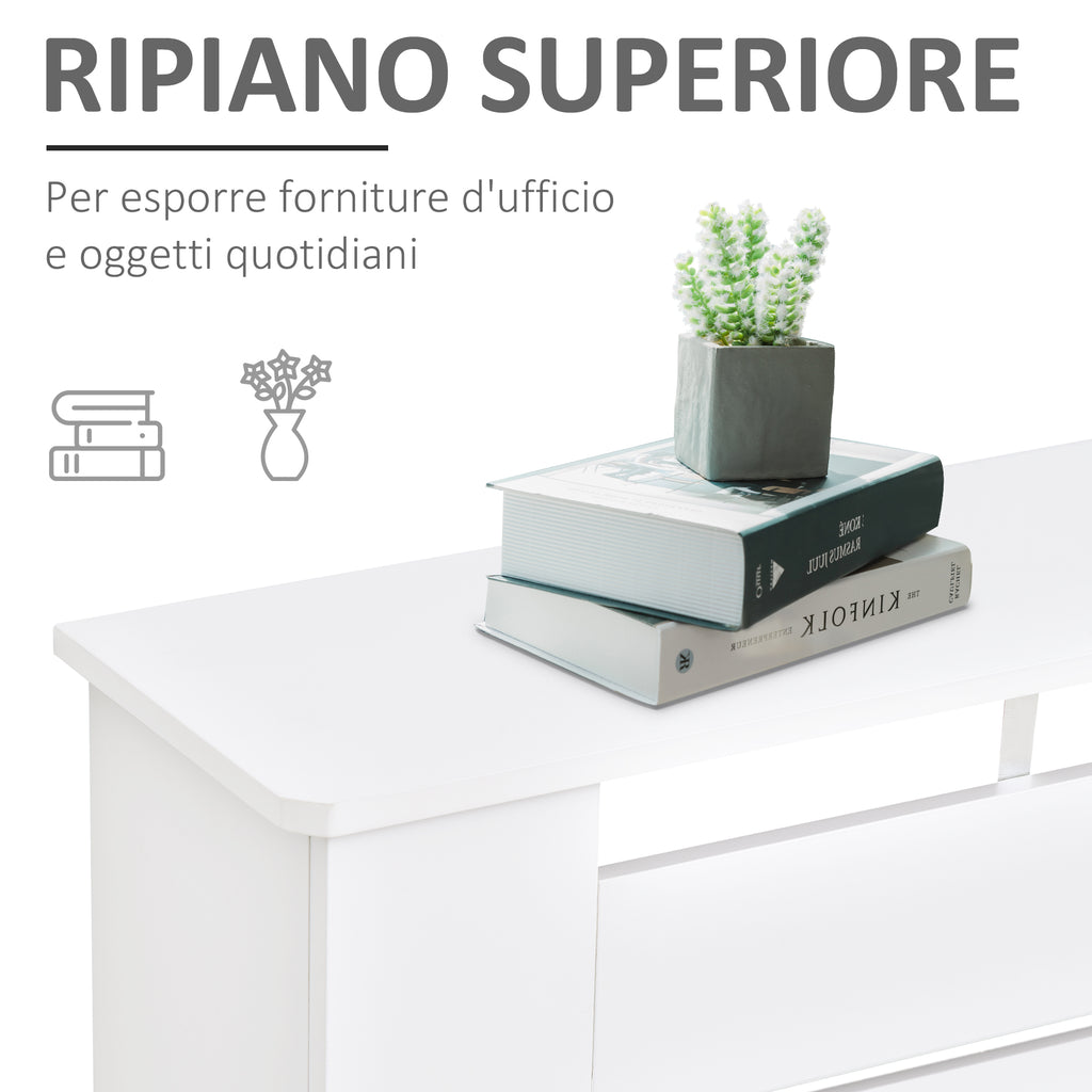 Slatted Radiator Cover with Storage Shelf, Wooden, 172x19x81 cm, White